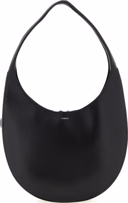 Black Cowhide Shoulder Bag