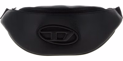 Black Polyethylene Crossbody Bag