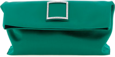 Bicolor Viscose Clutch Bag