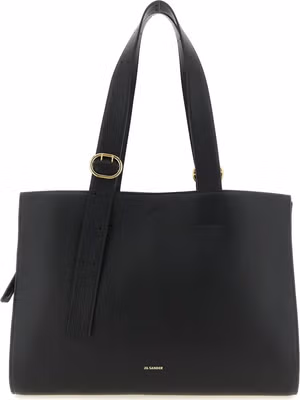 Black Calfskin Tote Bag