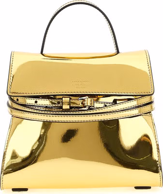 Gold Polyethylene Handbag