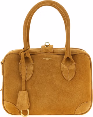 Beige Cowhide Handbag