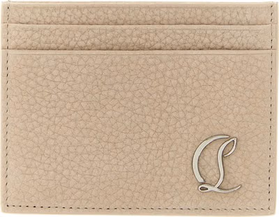 Beige Calfskin Cardholder
