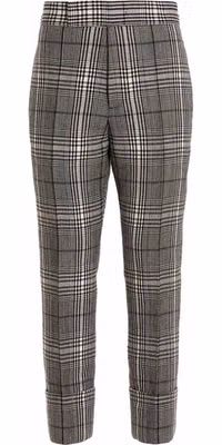 Bicolor Wool Dress Pants
