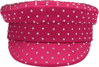 Fuchsia Satin Fatcap Hat