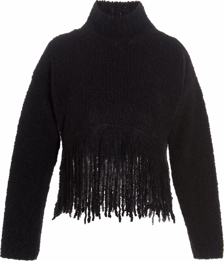 MIXIK Black Cashmere Cardigan