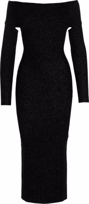 Gray Virgin Wool Midi Skirt