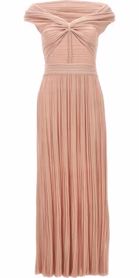 Multicolor Viscose Long Dress