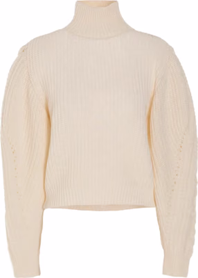 White Wool Cardigan