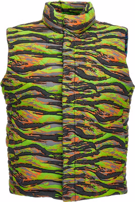 Multicolor Cotton Sleeveless Jacket