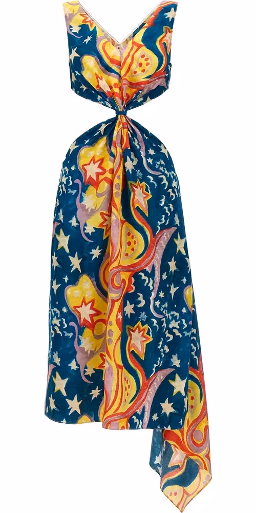 Marni Multicolor Viscose Long Dress