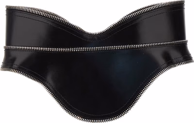 Black Leather Regular Belt
