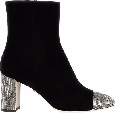 Black Leather Ankle Boots