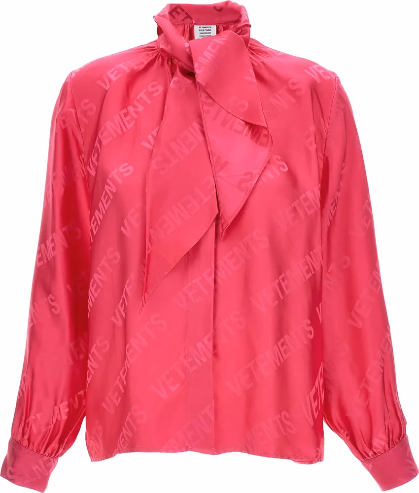 Vetements Fuchsia Viscose Blouse