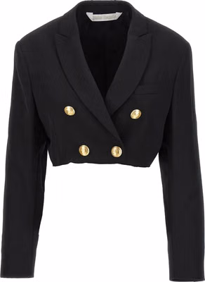 Black Polyester Blazer