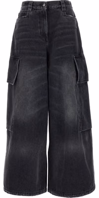 Gray Cotton Cargo Shorts