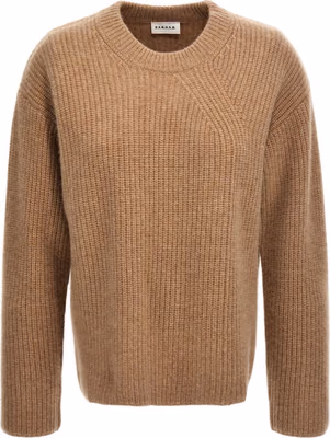 Beige Cashmere Cardigan