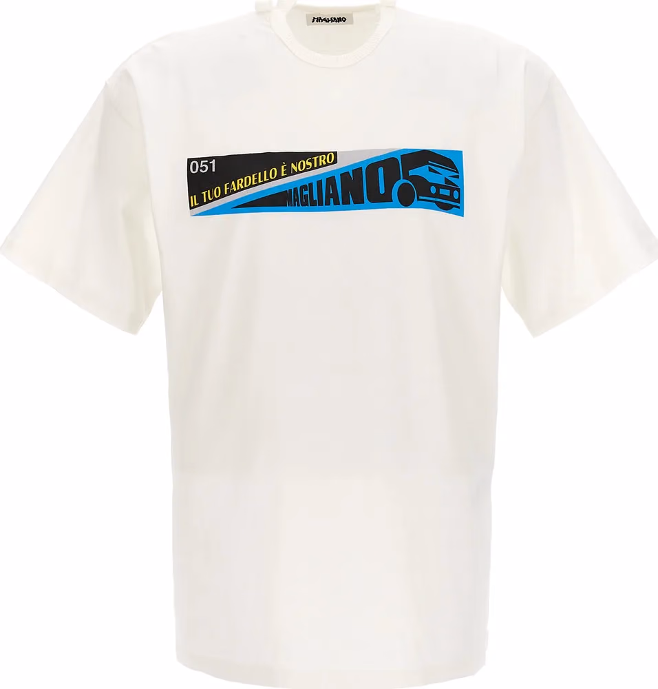 Magliano White Cotton T-Shirt