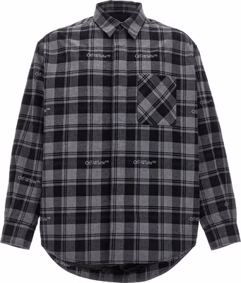 Gray Cotton Shell Jacket