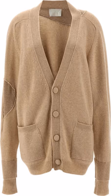 Beige Cashmere Cardigan