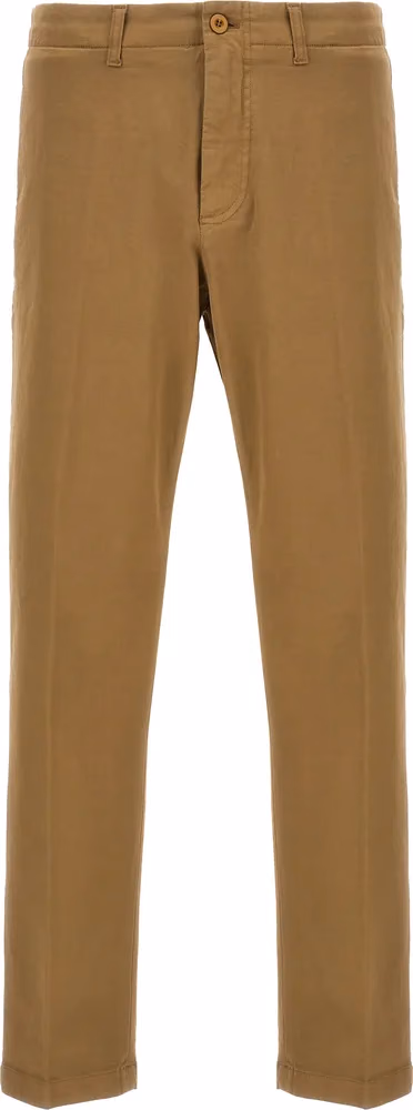 Department 5 Beige Cotton Casual Pants