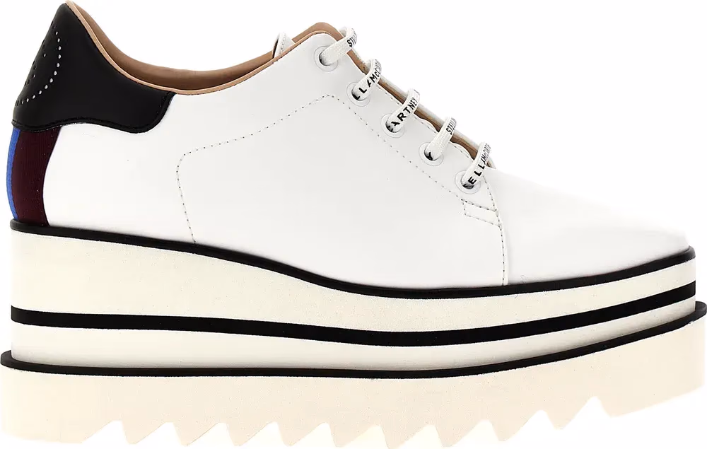 Stella McCartney Bicolor Polyethylene Wedge Sandals