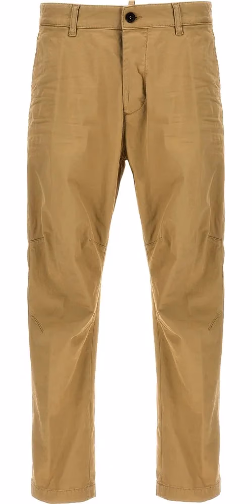 Dsquared² Beige Cotton Chino Pants