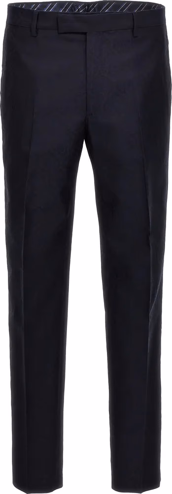 Etro Blue Cotton Dress Pants