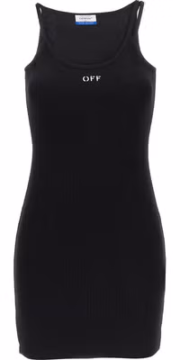 Black Cotton Short Dress