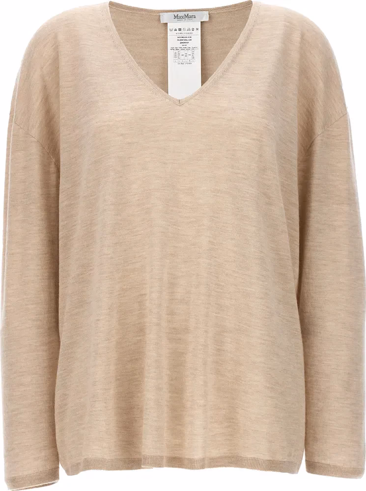 Max Mara Beige Cashmere Cardigan