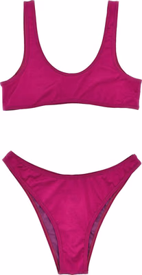 Purple Polyamide Bikini