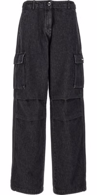 Black Cotton Jeans Denim