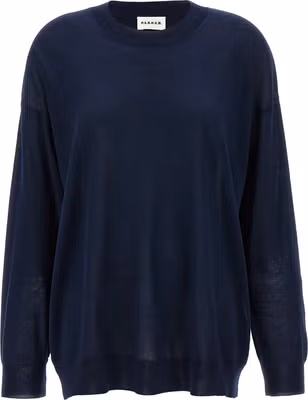 Blue Wool Cardigan