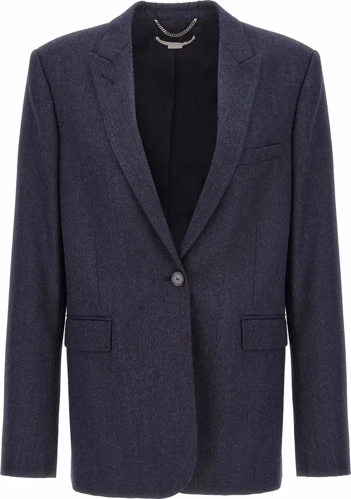 Stella McCartney Blue Viscose Blazer