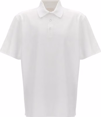 White Cotton Polo Shirt