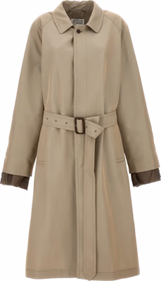 Beige Cotton Coat
