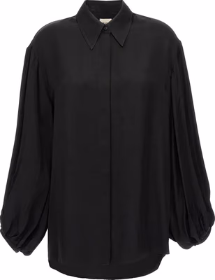 Black Cupro Blouse