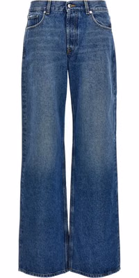 Blue Cotton Jeans Denim