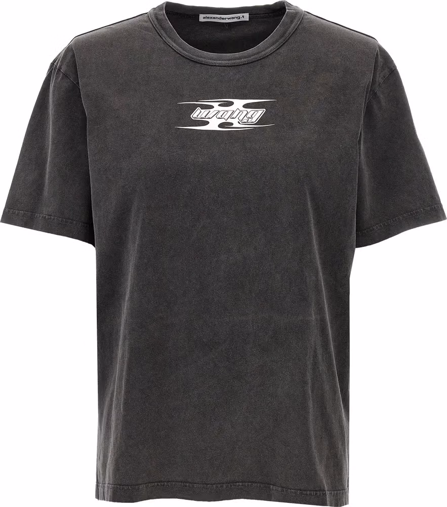 T BY ALEXANDER WANG Gray Cotton T-Shirt