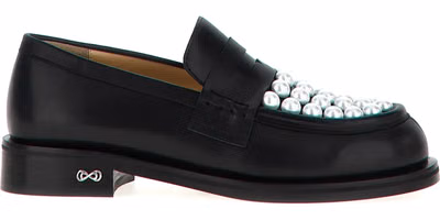 Bicolor Calfskin Slip-On Loafers