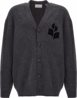 Gray Cotton Cardigan