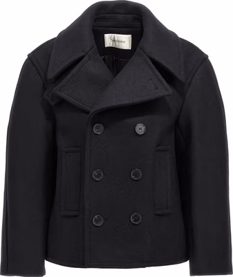 Black Virgin Wool Coat