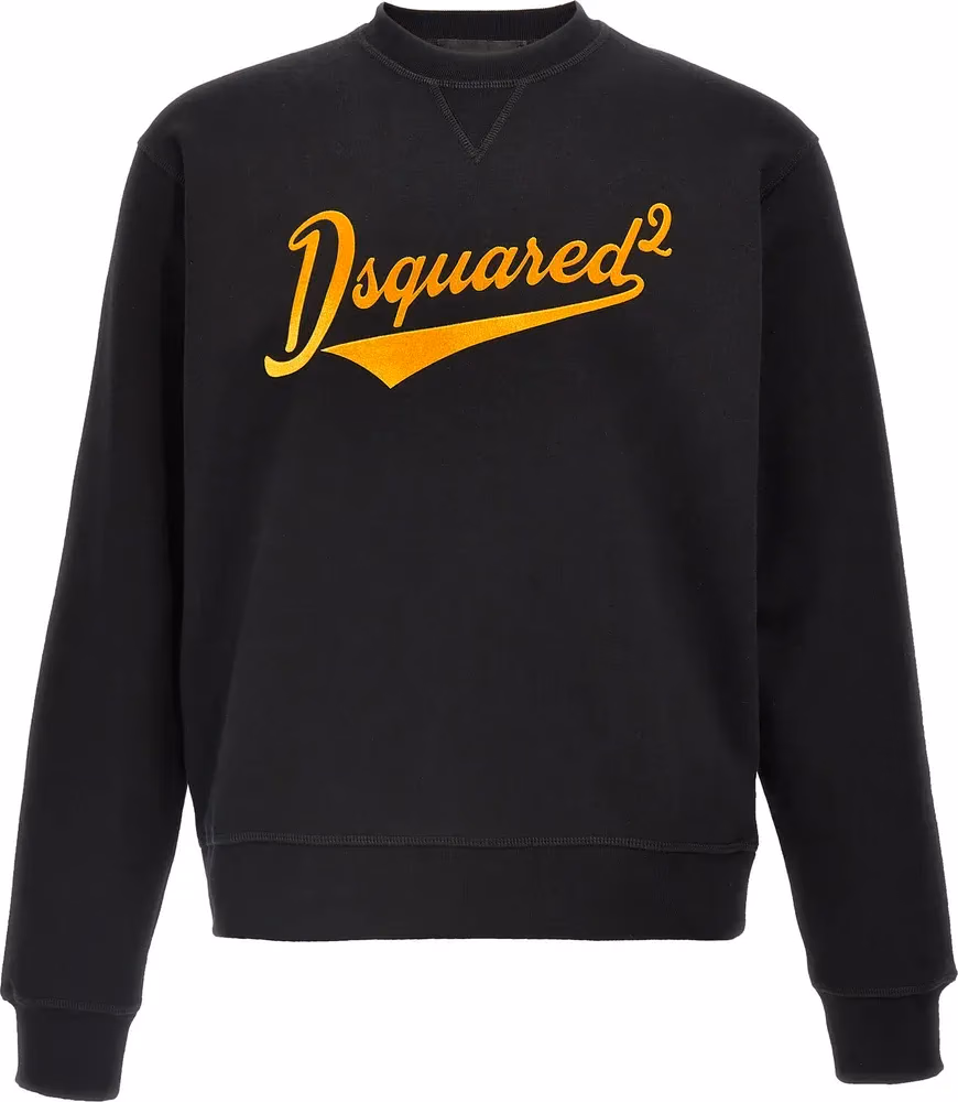 Dsquared² Black Cotton Sweatshirt
