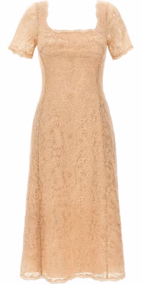 Multicolor Polyester Midi Dress