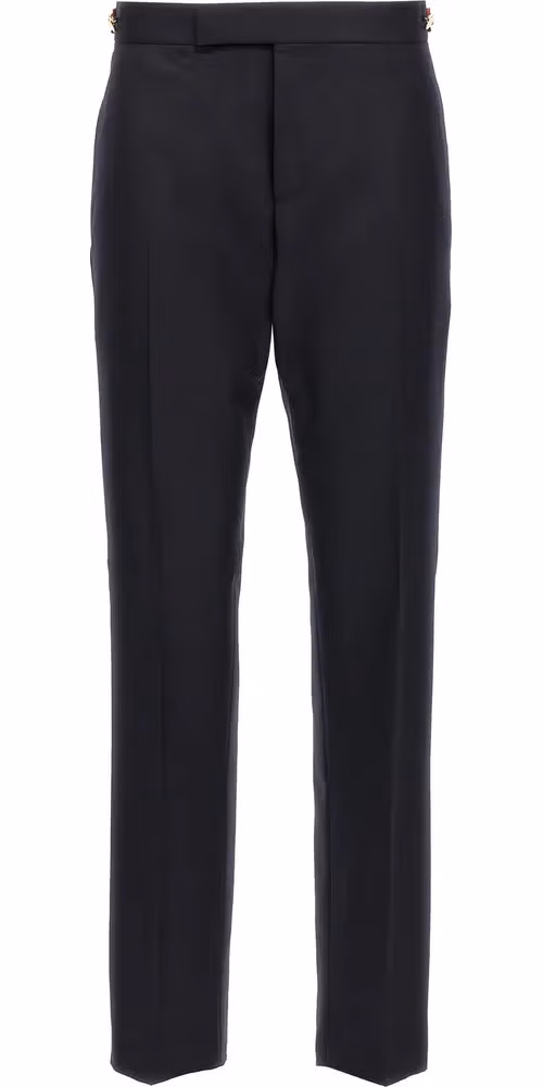 Thom Browne Blue Wool Casual Pants