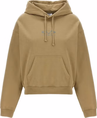Beige Cotton Hoodie