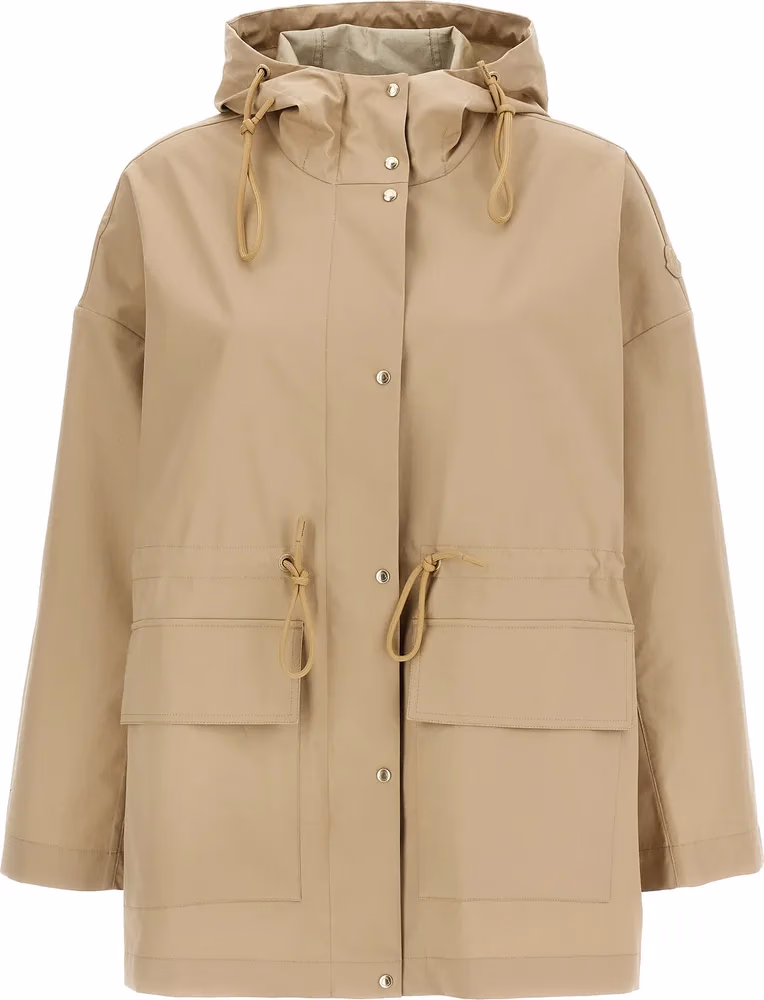 Moncler Beige Cotton Parka