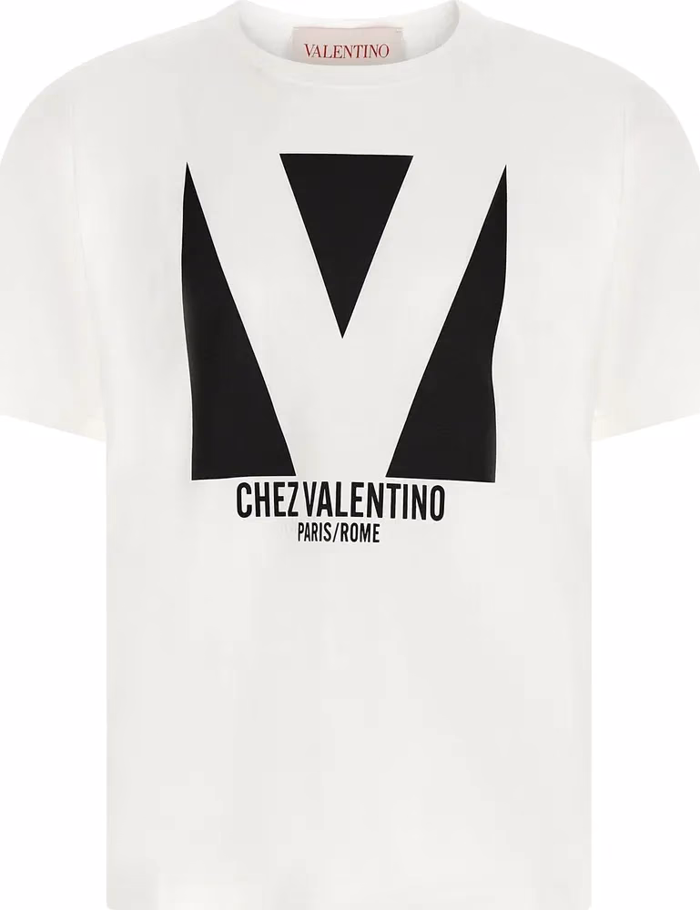 Valentino Garavani Bicolor Cotton T-Shirt