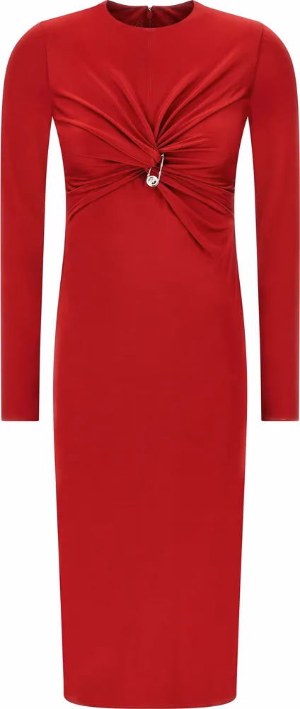 Versace Multicolor Viscose Midi Dress