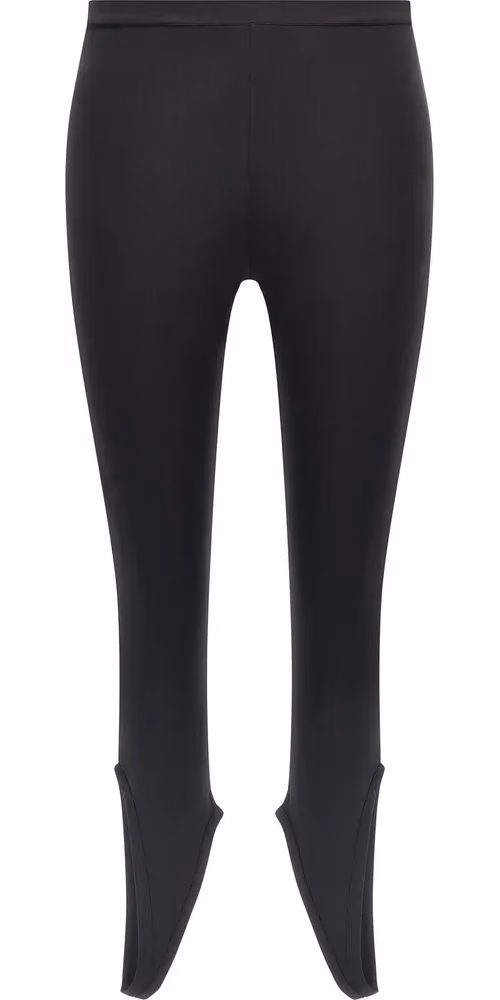 Courrèges Black Polyamide Leggings